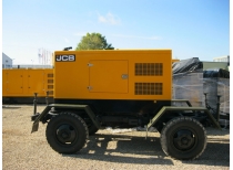 Дизельный генератор JCB G115S на прицепе